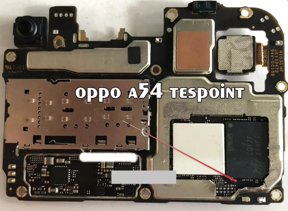 OPPO A54 Test Point For EDL 9008 Mode